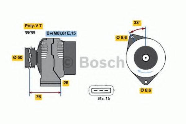 BOSCH 4031 Свічка запалювання
