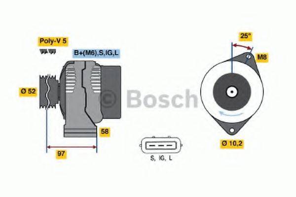 BOSCH 4053 Генератор