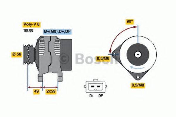 BOSCH 4097 Генератор