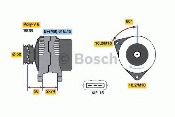 BOSCH 4108 Генератор