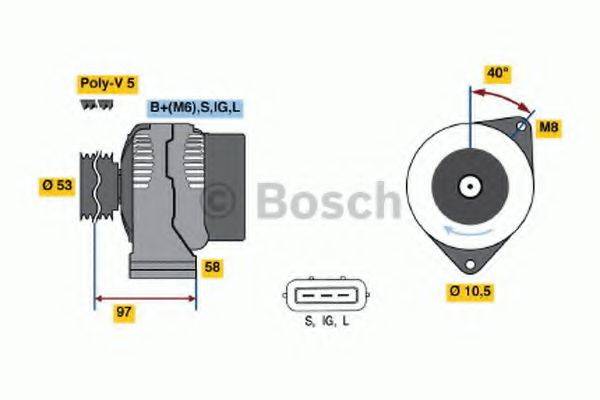 BOSCH 4117 Генератор