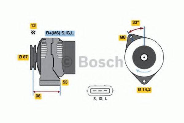 BOSCH 4118 Генератор