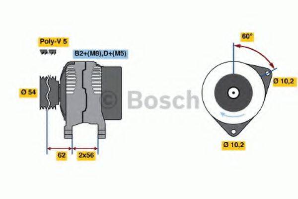 BOSCH 4396 Генератор