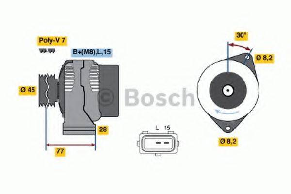 BOSCH 4139 Генератор