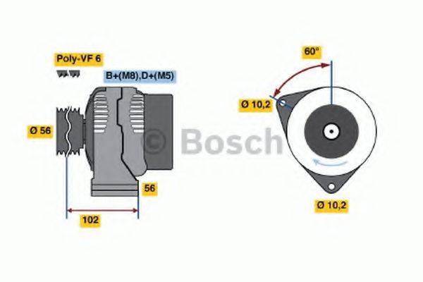 BOSCH 4166 Генератор