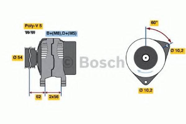 BOSCH 4182 Генератор