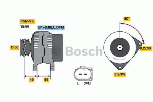 BOSCH 4439 Генератор