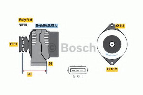 BOSCH 4306 Генератор