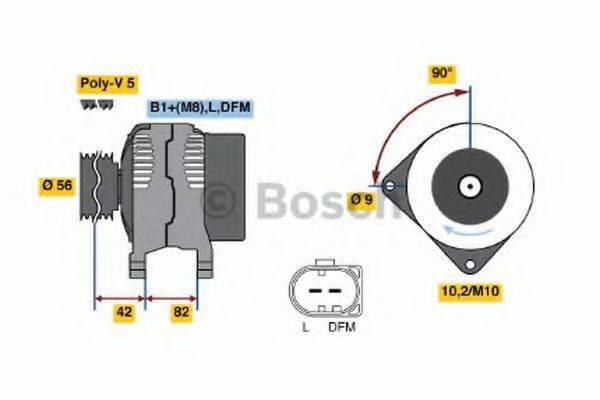 BOSCH 4434 Генератор