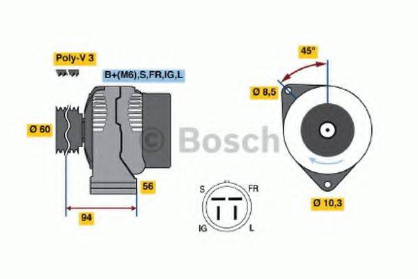 BOSCH 4479 Генератор