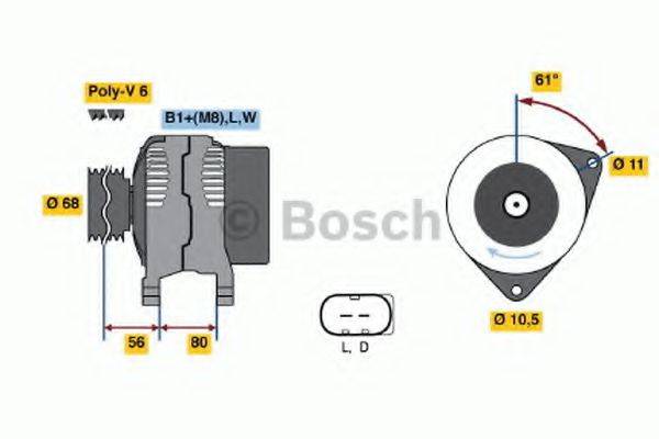 BOSCH 4489 Генератор