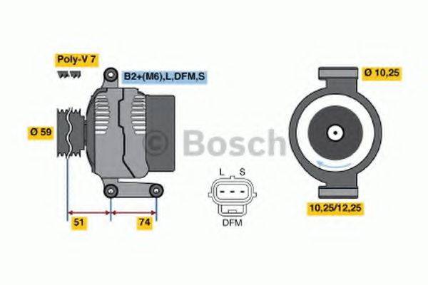 BOSCH 4537 Генератор