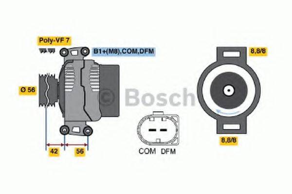 BOSCH 4538 Генератор