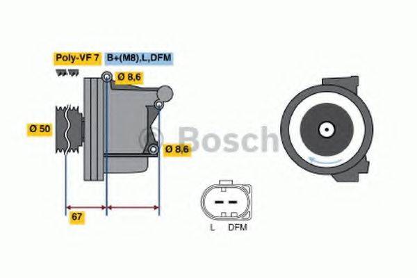 BOSCH 4541 Генератор