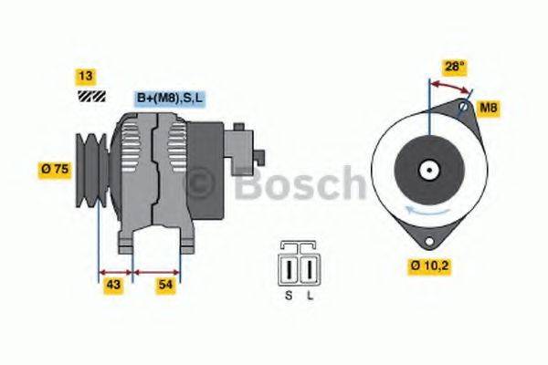 BOSCH 4557 Генератор