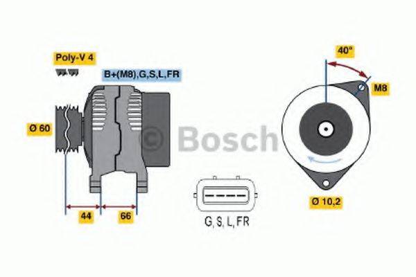 BOSCH 4558 Генератор