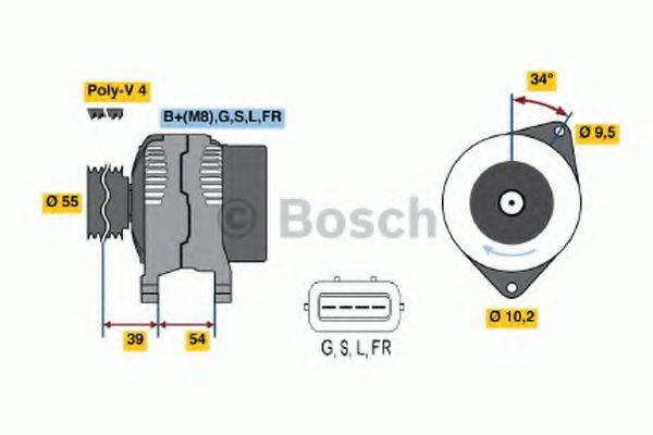 BOSCH 4559 Генератор