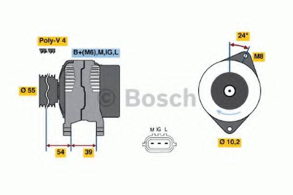 BOSCH 4586 Генератор