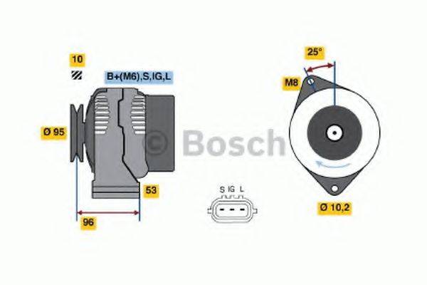 BOSCH 4587 Генератор