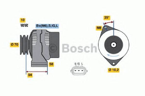 BOSCH 4590 Генератор