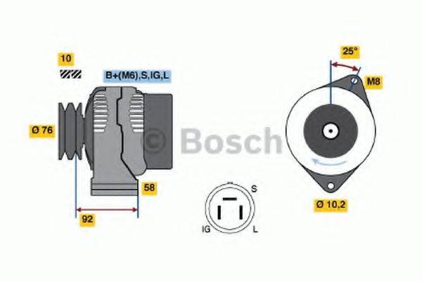 BOSCH 4592 Генератор