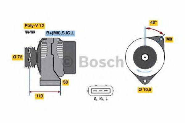 BOSCH 4604 Генератор