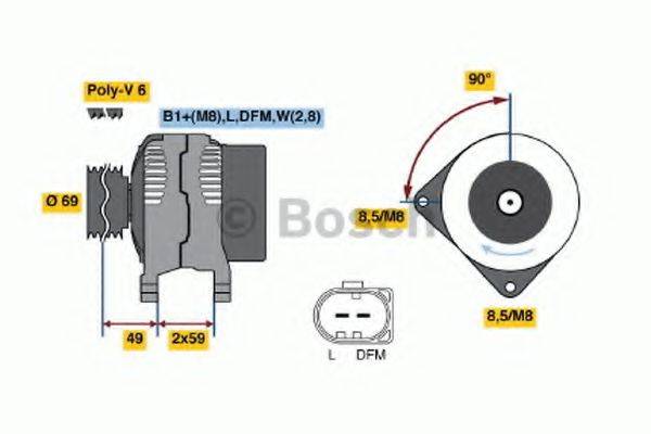 BOSCH 4605 Генератор