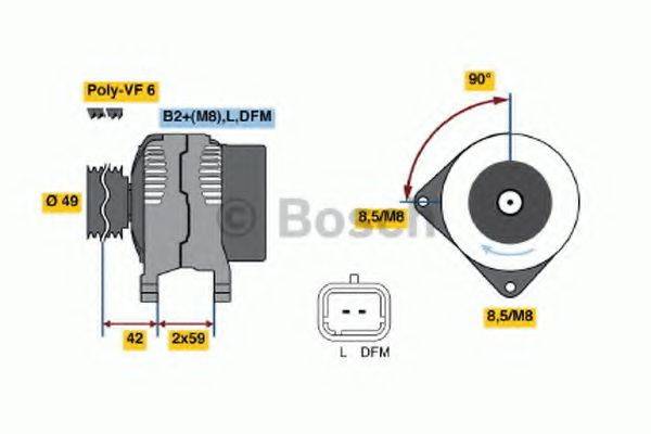 BOSCH 4628 Генератор