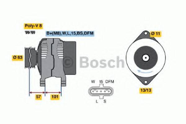 BOSCH 4629 Генератор
