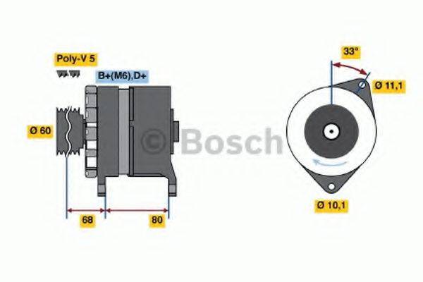 BOSCH 4645 Генератор