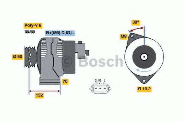 BOSCH 4653 Генератор
