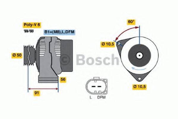 BOSCH 4761 Генератор