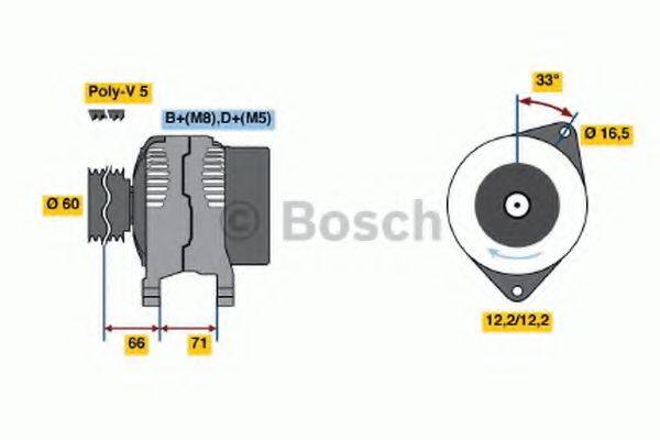 BOSCH 4776 Генератор