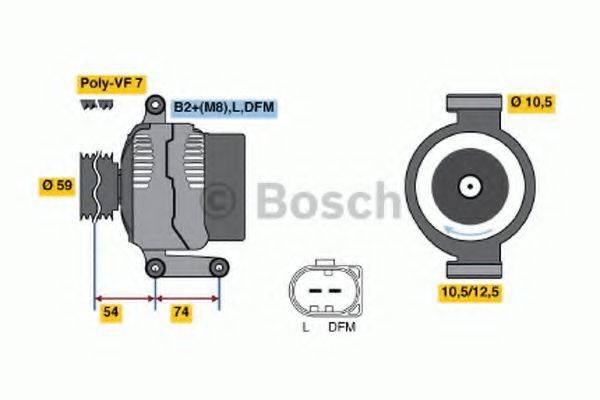 BOSCH 4792 Генератор