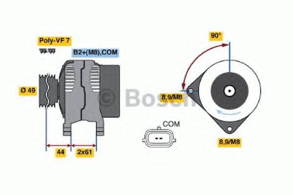 BOSCH 4804 Генератор