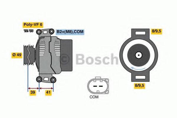 BOSCH 4835 Генератор