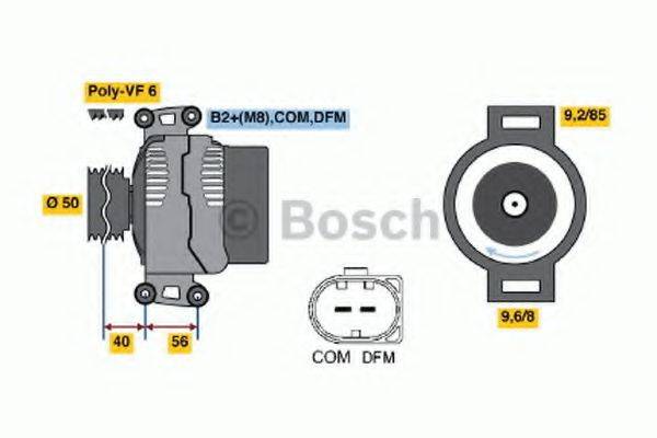 BOSCH 4855 Генератор