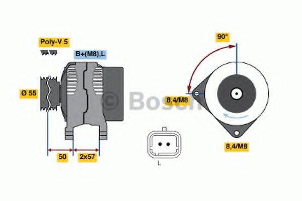 BOSCH 4861 Генератор