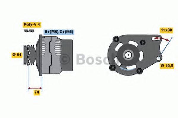 BOSCH 4863 Генератор
