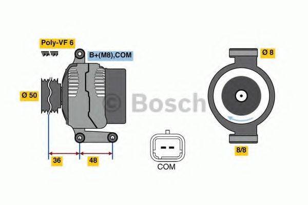 BOSCH 4874 Генератор