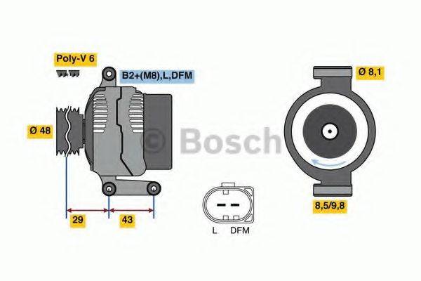 BOSCH 4875 Генератор