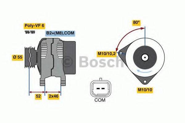 BOSCH 4876 Генератор