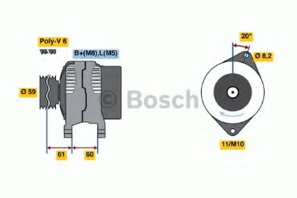 BOSCH 4906 Генератор