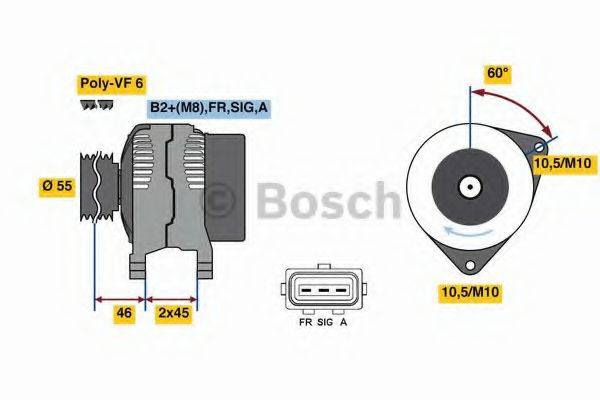 BOSCH 4907 Генератор