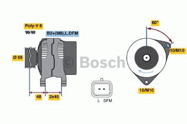 BOSCH 4909 Генератор