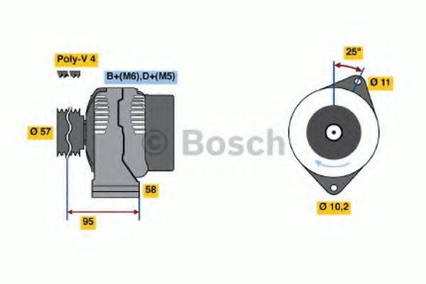 BOSCH 4913 Генератор
