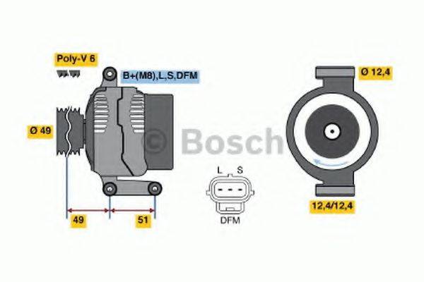 BOSCH 4914 Генератор