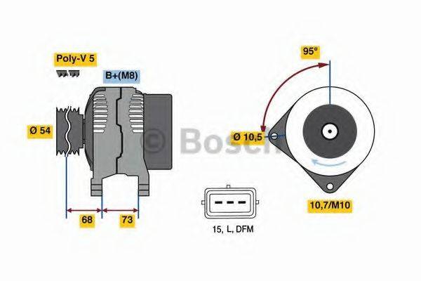 BOSCH 4943 Генератор