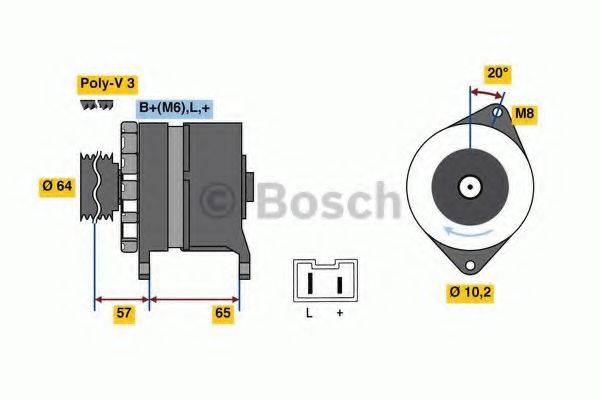 BOSCH 4944 Генератор