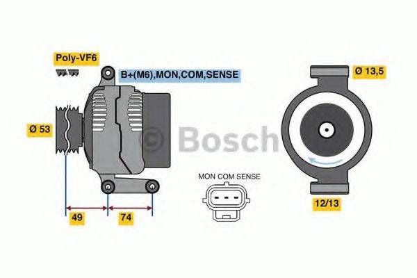 BOSCH 4952 Генератор